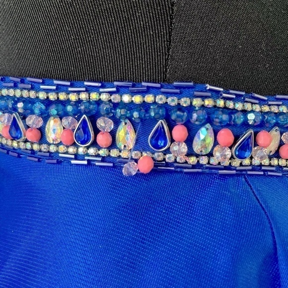 Jovani Two Piece High Neck Evening Dress - Picture 11 of 15